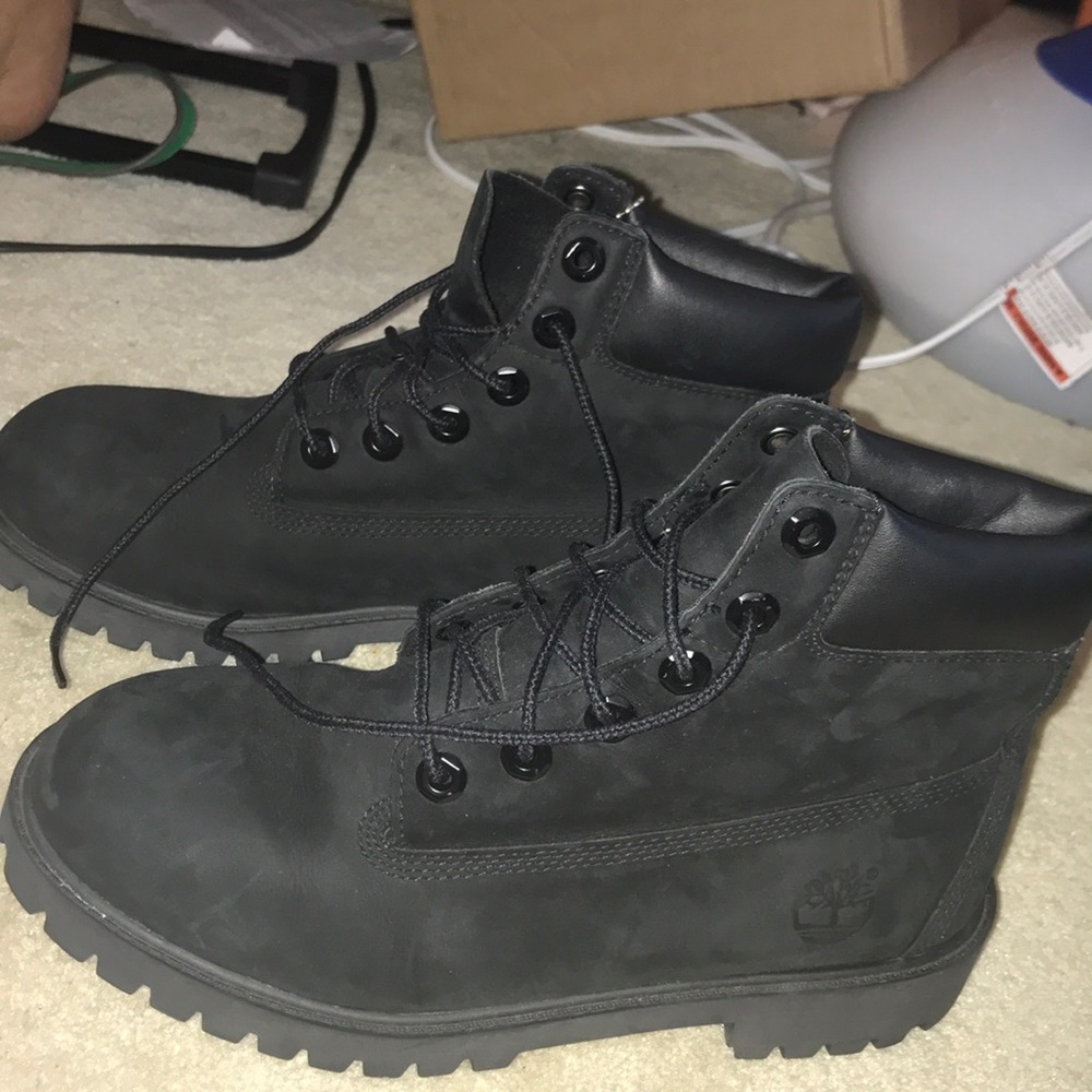 Black Timberland Boots